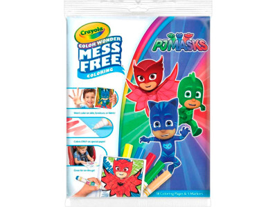Книжка-розмальовка Color Wonder з фломастерами Герої в масках 3+ 75-2411