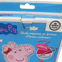 Ігровий набір Peppa Pig ПЕППА-МОДНИЦЯ Шиємо іграшку з фетру 31085_УЦІНКА