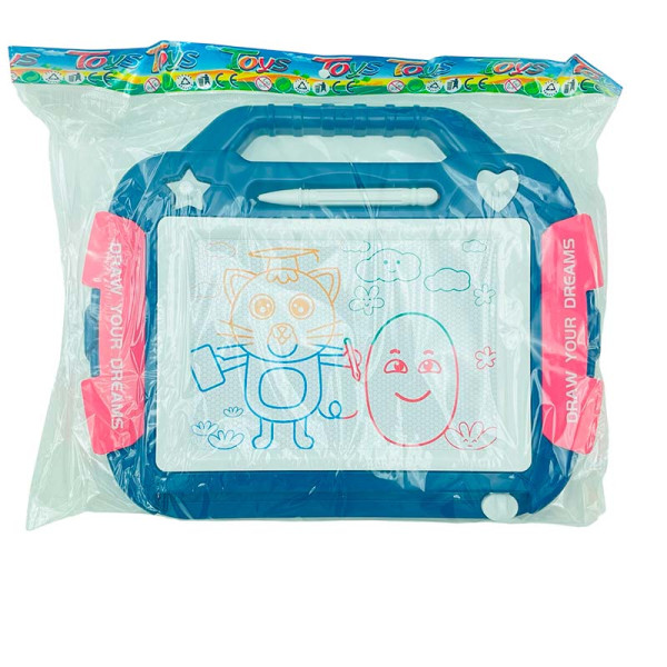 Дошка для малювання кольорова з печатками 5502-2_Blue