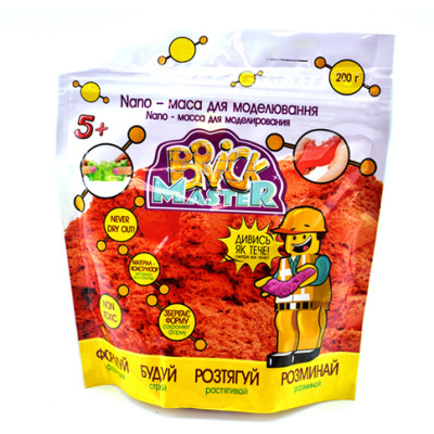 Nano-маса для моделювання TM Brick Master (червоний) 200г 90001