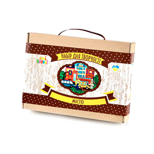 Дерев'яний набір для творчості Місто 0430 Дерев'яний набір для творчості Місто 0430