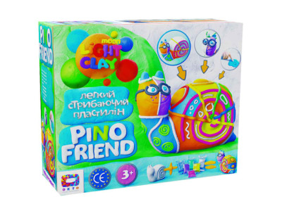 Набір легкого стрибає пластиліну ТМ Moon Light Clay Pino Friend "Райлі" 70037