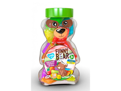 Набір для ліплення з повітряним пластиліном Funny Bear ТМ Lovin 70154