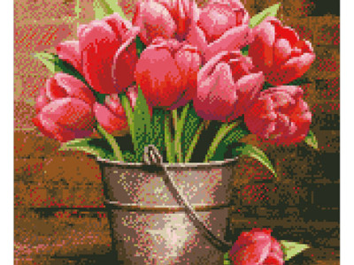 Алмазна мозаїка Ранкова свіжість 40*40 АМ 5001