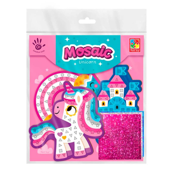 Набір для творчості Vladi Toys м'яка мозаїка "Єдиноріг" VT4511-08 Набір для творчості Vladi Toys м'яка мозаїка "Єдиноріг" VT4511-08
