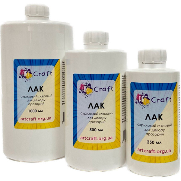 Лак акриловий глясовий 500 мл 5003-AC Лак акриловий глясовий 500 мл 5003-AC