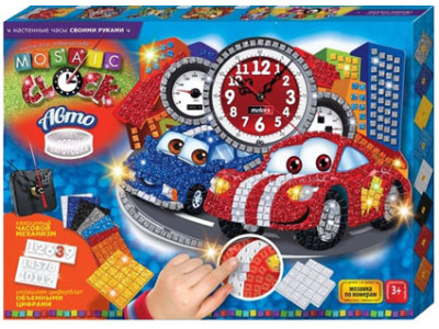 Набір для творчості "Mosaic Clock - Тачки" MC-01-04