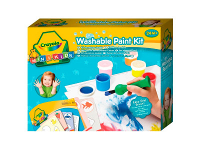 Набір для малювання Crayola Mini Kids Малюємо фарбами 81-8112 Набір для малювання Crayola Mini Kids Малюємо фарбами 81-8112
