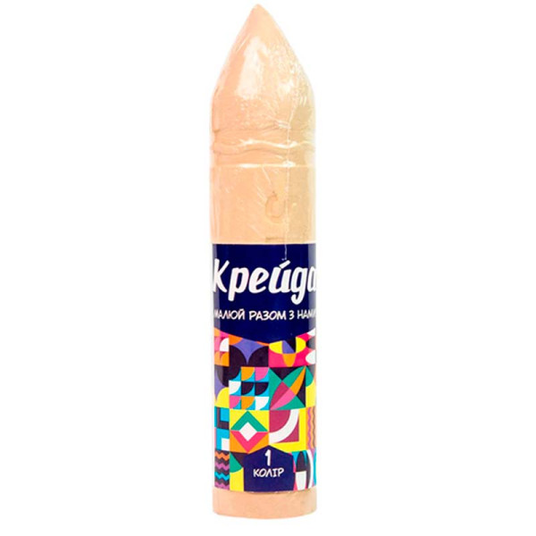 Крейда Олівець великий - 1 штука Strateg кольорова (50126) 50126