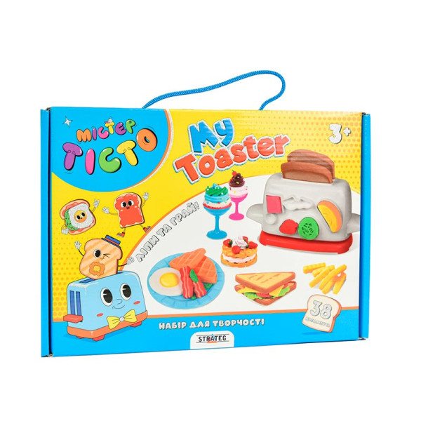 Набір для творчості Містер тісто My Toaster Strateg укр. 41023 Набір для творчості Містер тісто My Toaster Strateg укр. 41023