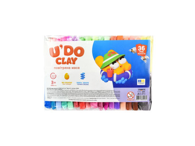 Набір для творчості Stateg "UDO Clay 36 кольорів" 6г 30899
