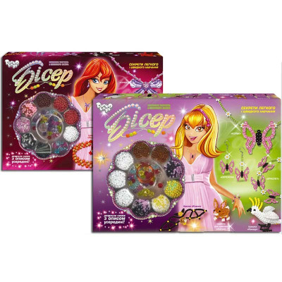 Набір для творчості Danko Toys з Бісеру великий Б9-1,Б9-2