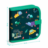 Дорожня книга малювання DoDo "Транспорт" із трафаретами 301046 Дорожня книга малювання DoDo "Транспорт" із трафаретами 301046