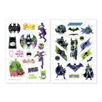 Набір дитячих тимчасових татуювань Dodo «Batman Команда» 40 тату в комплект 200547