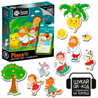 Магнітний театр Vladi Toys Казкові голоси "Ріпка" з аудіоказкою VT3206-40 Магнітний театр Vladi Toys Казкові голоси "Ріпка" з аудіоказкою VT3206-40