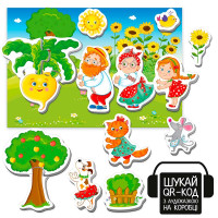 Магнітний театр Vladi Toys Казкові голоси "Ріпка" з аудіоказкою VT3206-40 Магнітний театр Vladi Toys Казкові голоси "Ріпка" з аудіоказкою VT3206-40