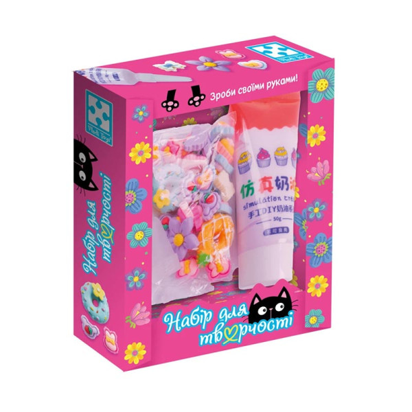 Набір для творчості Vladi Toys "Клей з кабашонами. Сердечка мікс" VT4600-04