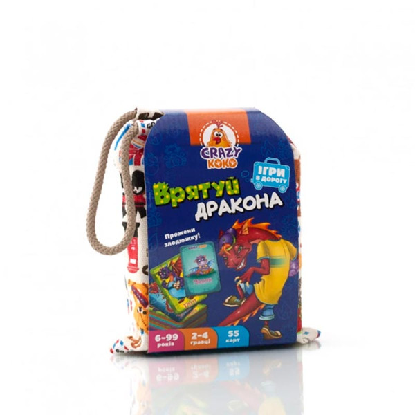 Настільна гра Vladi toys "Врятуй дракона" в мішечку VT8077-11