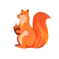 Набір дитячої творчості Умняшка Розпис по дереву "Магніти-лісові жителі" РД-006 Набір дитячої творчості Умняшка Розпис по дереву "Магніти-лісові жителі" РД-006