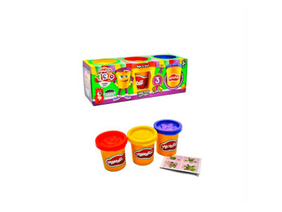 Тесто для лепки Danko Toys "Master Do" 3 банки TMDB-01-04U