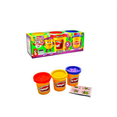 Тесто для лепки Danko Toys "Master Do" 3 банки TMDB-01-04U