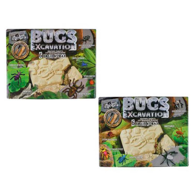 Набір проведення розкопок Danko Toys "BUGS EXCAVATION" жуки BEX-01-05U06U