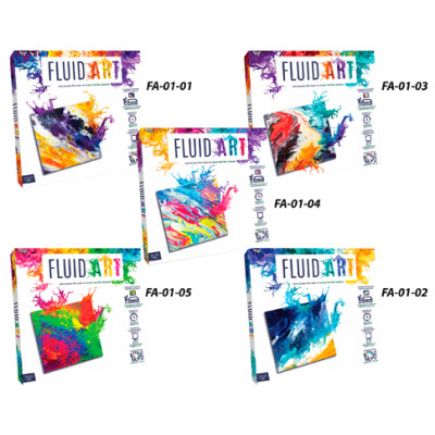Креативна творчість "Fluid ART" FA-01-0102030405 Креативна творчість "Fluid ART" FA-01-0102030405