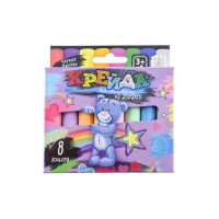 Крейда DankoToys для малювання на асфальті тонка 8 штук MEL-02-02U
