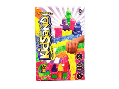 Кінетичний пісок Danko Toys "KidSand" 1000 г KS-04-101112131415U