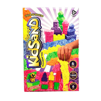 Кінетичний пісок Danko Toys "KidSand" 1000 г KS-04-101112131415U