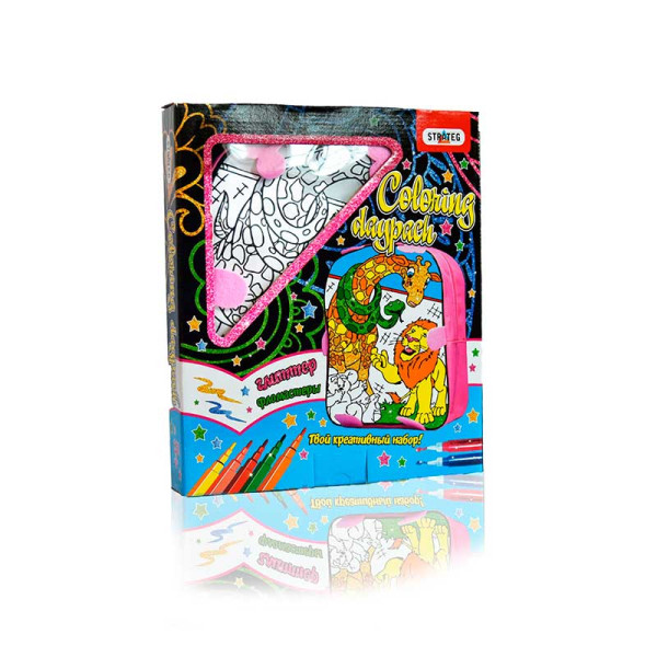 Набір для творчості 40301 (рос) "Рюкзак- розмальовка - Звірята" в кор-ц 40301 Набір для творчості 40301 (рос) "Рюкзак- розмальовка - Звірята" в кор-ц 40301