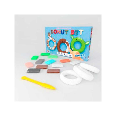 Набір для креативного ліплення TM Moon Light Clay Donut Set HEROES легкий с 70089 Набір для креативного ліплення TM Moon Light Clay Donut Set HEROES легкий с 70089