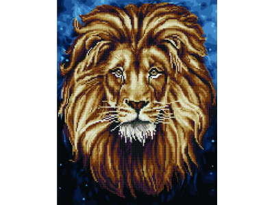 Алмазний живопис "Лев" 40х50 см GZS1049 Алмазний живопис "Лев" 40х50 см GZS1049