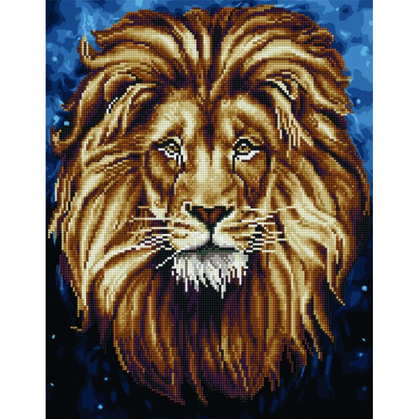 Алмазний живопис "Лев" 40х50 см GZS1049 Алмазний живопис "Лев" 40х50 см GZS1049