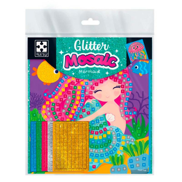 Набір для творчості Vladi Toys «Русалонька та Медуза» зі блискучою мозаїкою VT4511-13 Набір для творчості Vladi Toys «Русалонька та Медуза» зі блискучою мозаїкою VT4511-13