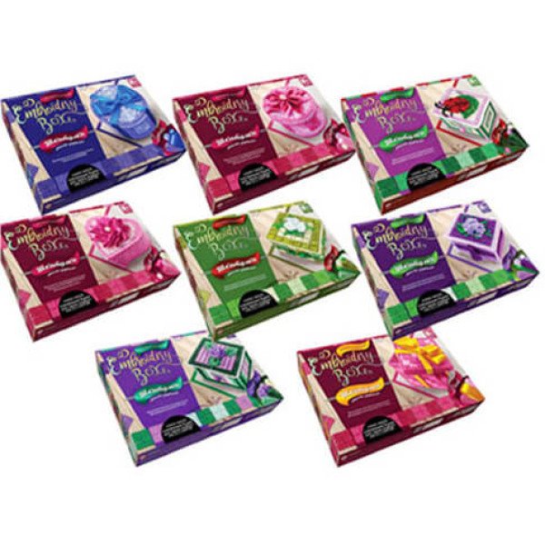 Набір креативної творчості "Скринька Embroidery Box" EMB-01-01020304...08 Набір креативної творчості "Скринька Embroidery Box" EMB-01-01020304...08