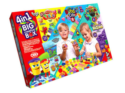 Набір для творчості BIG CREATIVE BOX 4в1 (рос.) ORBK-01-01 Набір для творчості BIG CREATIVE BOX 4в1 (рос.) ORBK-01-01