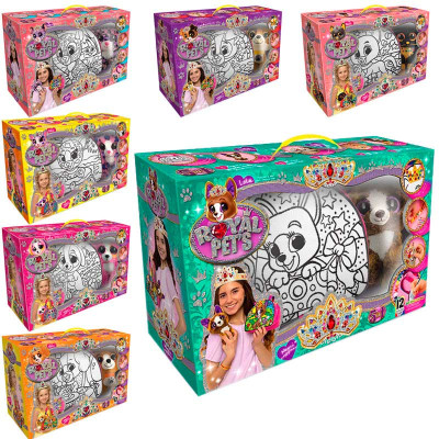 Розмальовка сумочка з песиком ROYAL PET`S RP-01-0102030405...07 Розмальовка сумочка з песиком ROYAL PET`S RP-01-0102030405...07
