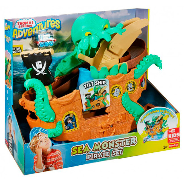 Набір Thomas and Friends Adventures Пригоди на піратському кораблі DVT14 Набір Thomas and Friends Adventures Пригоди на піратському кораблі DVT14