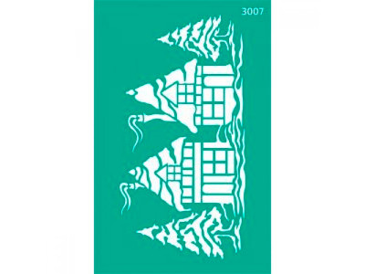 Трафарет багаторазовий самоклеючий 13*20 см №3007 Серія "Новий рік" ROSA 3007 Трафарет багаторазовий самоклеючий 13*20 см №3007 Серія "Новий рік" ROSA 3007