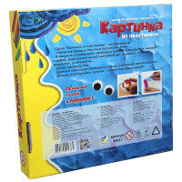Картинка з пластиліну "Слон" (рос.) в кор-ці 25см-25см-5 см 40011