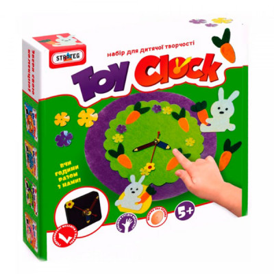 Набір для творчості "Toy clock - Заяча галявина" (укр.) в кор-ці 217см-24 15