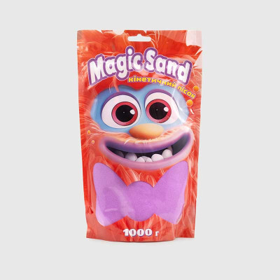 Magic sand в пакеті 39404-4 фіолетовий 1 кг 39404-4