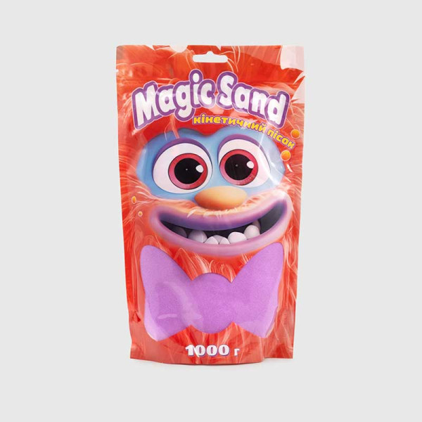 Magic sand в пакеті 39404-4 фіолетовий 1 кг 39404-4