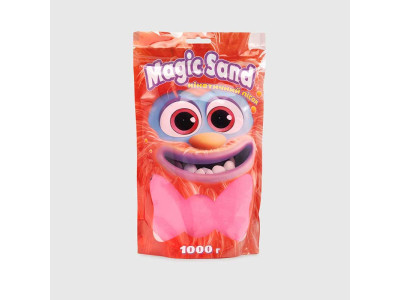 Magic sand в пакеті 39404-8 рожевий 1 кг 39404-8