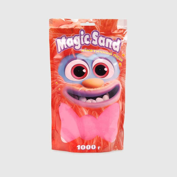 Magic sand в пакеті 39404-8 рожевий 1 кг 39404-8