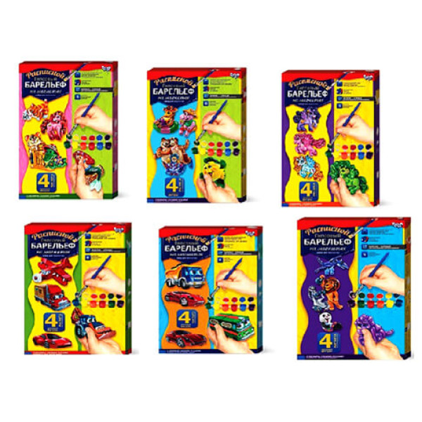 Набір для творчості Danko Toys "Барельєф" маленький РГБ-02-010203...12 Набір для творчості Danko Toys "Барельєф" маленький РГБ-02-010203...12