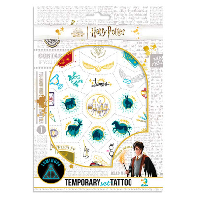 Набір дитячих тимчасових татуювань Dodo «Harry Potter. Символи» 45 тату в к 200505