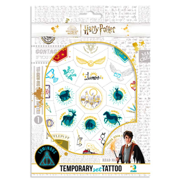 Набір дитячих тимчасових татуювань Dodo «Harry Potter. Символи» 45 тату в к 200505 Набір дитячих тимчасових татуювань Dodo «Harry Potter. Символи» 45 тату в к 200505