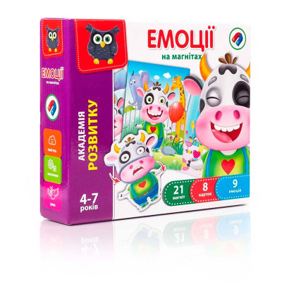 Магнітна гра Vladi Toys Академія розвитку "Емоції" розвиваюча VT5422-05 Магнітна гра Vladi Toys Академія розвитку "Емоції" розвиваюча VT5422-05